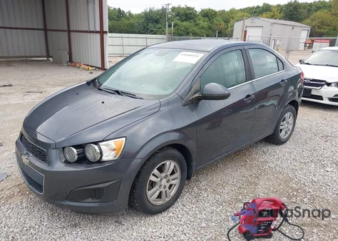 2012 Chevrolet Sonic 2Lt из США, поврежденный, VIN 1G1JC5SH6C4191621